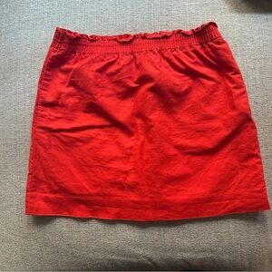 J.Crew Red Sidewalk Women's Skirt